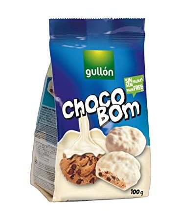 Choco Bom Gullón - Galletas Chocobom chocolate blanco 100g