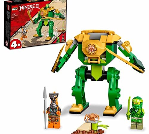 LEGO 71757 Ninjago Meca Ninja de Lloyd, Figura de Acción con Robot, Juguete para Niños de 4 Años con Serpiente