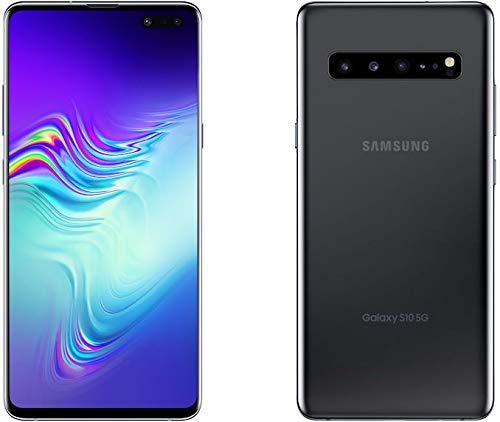 Samsung Galaxy S10 5G - Smartphone, 256 GB, negro (Majestic Black, reacondicionado)