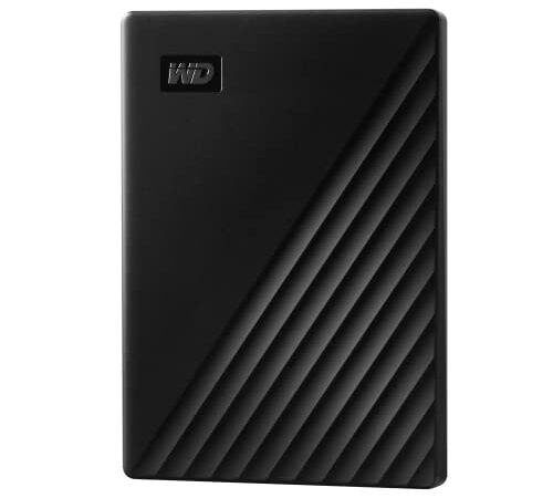 WD 2TB My Passport, Negro - Disco duro portátil, USB 3.0, con software para la gestión de dispositivos, copias de seguridad y protección con contraseña. Funciona con PC, Xbox y PS4