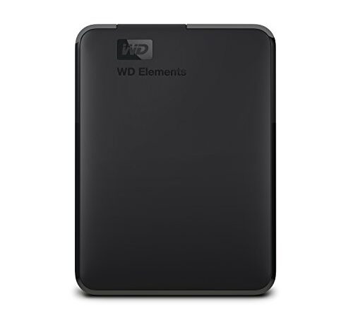 Western Digital Elements - Disco duro externo portátil de 1 TB con USB 3.0, color negro