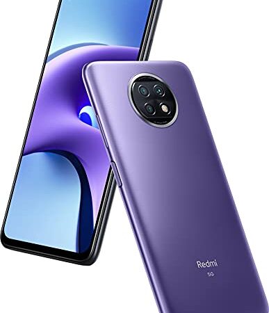 Xiaomi Redmi Note 9T 5G Smartphone - 5G procesador MediaTek Dimensity 800U 4GB 128GB 48MP Triple cámara 6.53” FHD+ DotDisplay 5000mAh (typ) Batería Púrpura [Versión Global]