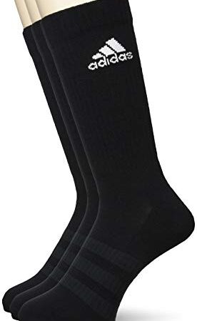 adidas Cushioned Crew Calcetines Largo Clásico, Unisex Adulto, Negro (Black/White), L