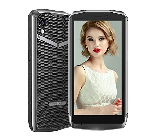 CUBOT Pocket Teléfono Móvil Android 11, Mini Smartphone 4G con Pantalla de 4 Pulgadas, 4GB RAM+64GB ROM, Batería 3000mAh, Cámaras 16MP+ 5MP, 2 Tarjetas Nano SIM, Face ID NFC, 128g Negro