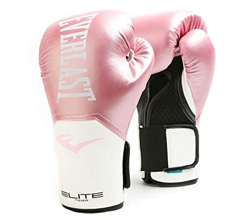 Everlast BXEVGL-P1196 Guantes de Boxeo para Mujer, Rosa/Blanco, 12oz