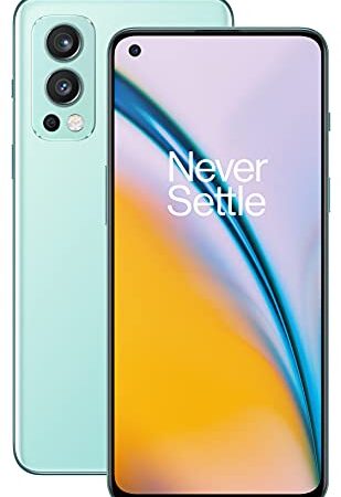 OnePlus Nord 2 5G con 8GB RAM y 128GB de memoria con Cámara triple y 65W Warp Charge - 2 años de garantía - Blue Haze