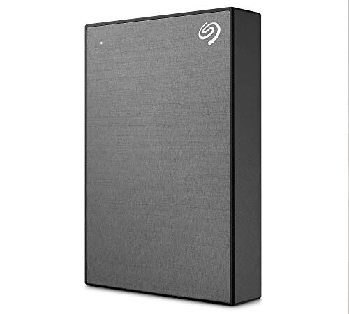 Seagate One Touch, 4 TB, Unidad Disco Duro Externa, USB 3.0, PC, Mac, 1 año Mylio Create, 4 meses Adobe Creative Cloud, 2 años Rescue Services, Amazon Special Edition (STKC4000404)