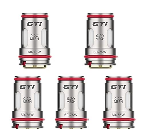 Vaporesso GTi Mesh Coil 0.2ohm 0.4ohm | 5pcs Original Vaporesso Head Vaporizer For E Cigarette iTank Pod Target 100 Target 200 Target 80 Kit (GTi Mesh coil 0.2ohm)