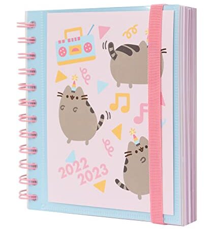 Agenda 2022 2023 Pusheen - Agenda escolar 2022 2023 dia por página desde agosto de 2022 a junio de 2023 │Vuelta al cole material escolar - Agenda Pusheen 2022 2023 - Licencia oficial