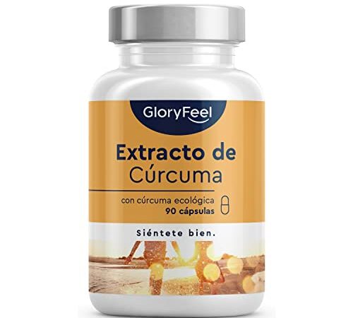 Cúrcuma 17.000mg - Extracto al 95% Cúrcuma orgánica con pimienta negra - El contenido de curcumina de UNA cápsula equivale a 17.000mg de curcuma - Probado en laboratorio