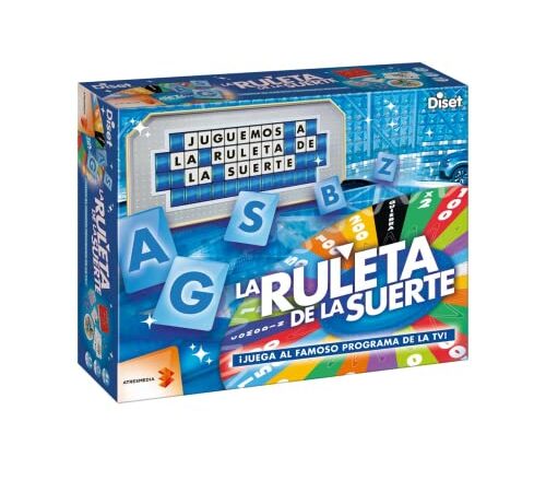 Diset - La Ruleta de la Suerte Juego de Mesa de 2 a 4 Jugadores + 12 años en Español