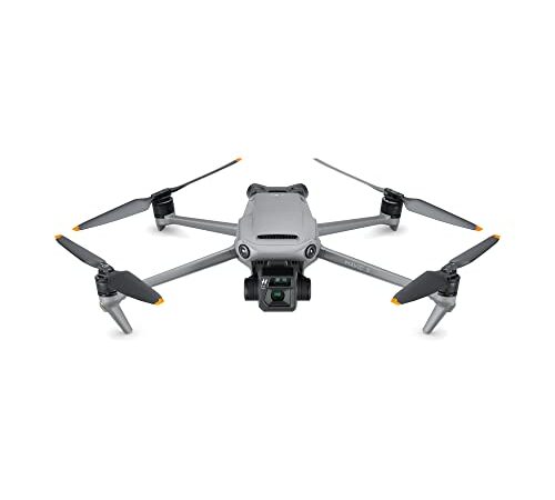 DJI Mavic 3 -Dron con cámara Hasselblad CMOS 4/3, vídeo 5.1K, detección de obstáculos omnidireccional, 46 min de vuelo, cuadricóptero RC con regreso auto. avanzado, transm. máx. de vídeo de 15km, Gris