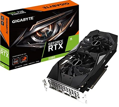 Gigabyte Technology GV-N2060WF2OC-12GD, Negro (3304807592)