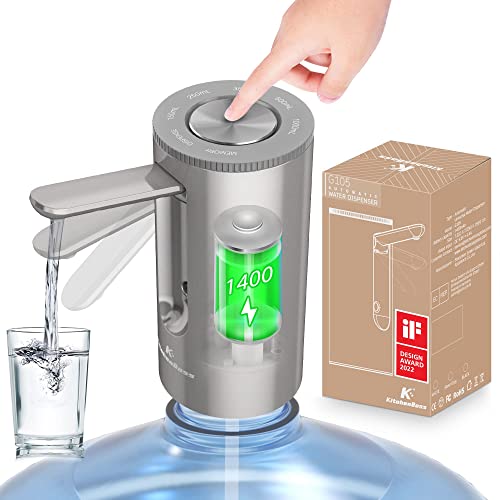 InnovaGoods Dispensador de Agua Universal, Dosificador Manual para  Garrafas, Botellones, Barriles, Compatible para Botellas de 2,5/5/6,5/8 y  10L, con