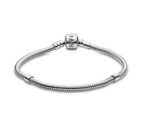 PANDORA Pulsera 590702HV-20 Mujer Plata Inscripción