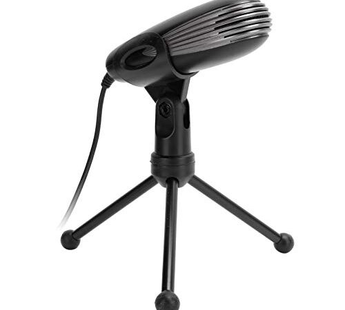 3.5MM Condenser Microphone With Tripod Stand, Usb Cable Connection, Can Be Used For Live Broadcast/Voice Chat/Game Broadcast(black)