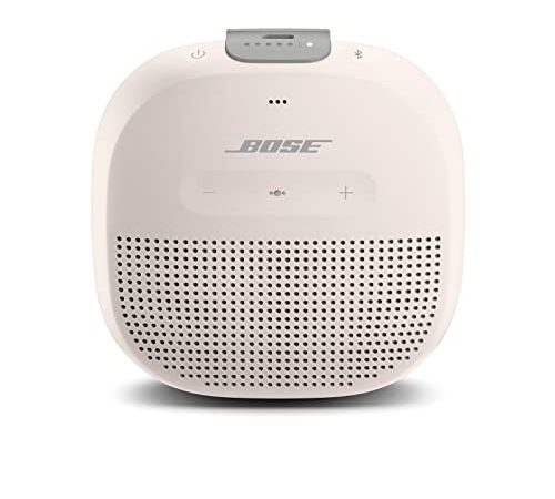 Bose Altavoz Bluetooth SoundLink Micro Sumergible, pequeño con Micro, Blanco