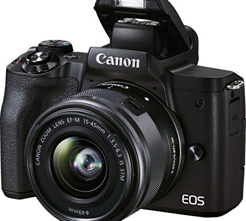 Camera Kit EOS M50 Mark II with EF-M EFM 15-45mm 1545mm f 3 5-6 3 f 3