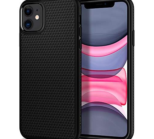 Spigen Funda Liquid Air Compatible con iPhone 11 - Negro