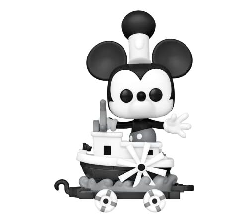 Funko Pop Trains: Disney D100 - Mickey in Steamboat Car - Exclusive to Amazon - (2nd of 5 to Collect)