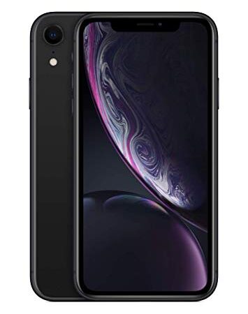 Apple iPhone XR, 64GB, Negro (Reacondicionado)