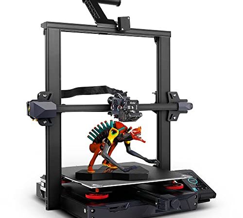 Impresora 3D Oficial Creality Ender 3 S1 Plus, extrusora Directa Sprite, CR-Touch, Interfaz de Interfaz de Usuario, Placa Base silenciosa de 32 bits, Volumen de construcción de 300 * 300 * 300 mm