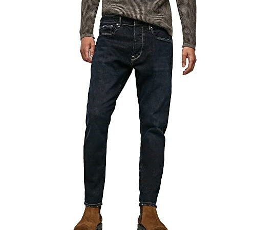 Pepe Jeans Hombre Callen Crop Jeans, Azul (Denim-VS4), 40W/32L