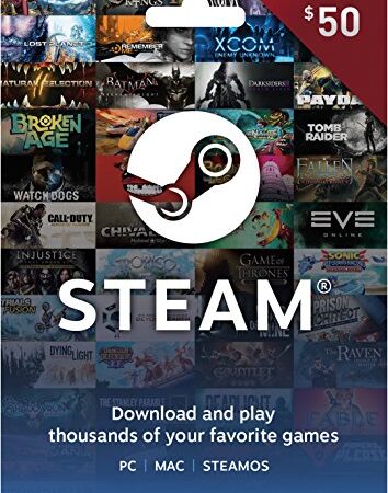 Steam Gift Card - $50 by Valve