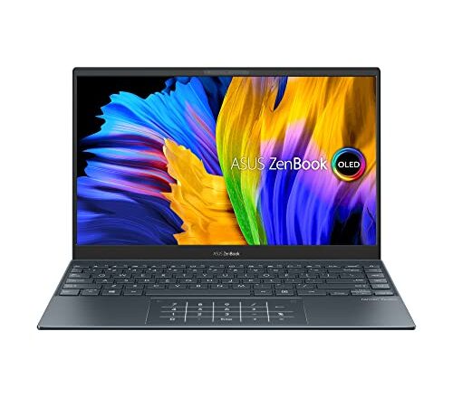 ASUS ZenBook 13 OLED UX325EA-KG801 - Ordenador Portátil 13.3" Full HD (Intel Core i5-1135G7, 16GB RAM, 512GB SSD, Iris Xe Graphics, Sin Sistema Operativo) Color Gris - Teclado QWERTY español