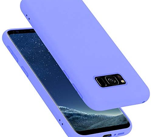 Cadorabo Funda para Samsung Galaxy S8 en Liquid Lila Claro - Cubierta Proteccíon de Silicona TPU Delgada e Flexible con Antichoque - Gel Case Cover Carcasa Ligera