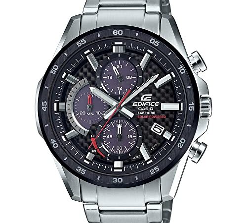 Casio Reloj Analógico para Hombre de Energía Solar con Correa en Acero Inoxidable EFS-S540DB-1AUEF