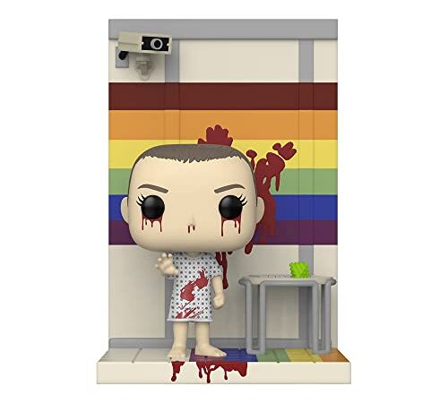 Funko POP! Deluxe: Stranger Things - Eleven in The Rainbow Room - Figura de vinilo exclusiva - #1251, multicolor