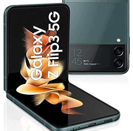 Galaxy Z Flip3 5G – Teléfono móvil sin Tarjeta SIM, Android, Plegable Smartphone, SM-F711N 256 GB, Versión Internacional de Corea, Violeta