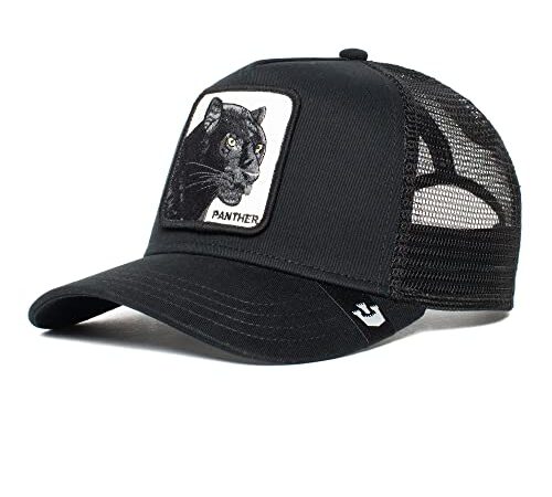 Goorin Bros The Panther Black A-Frame Adjustable Trucker Cap - One-Size