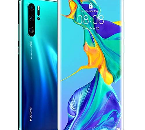 Huawei P30 Pro - Smartphone 128GB, 8GB RAM, Dual Sim, Aurora Blue