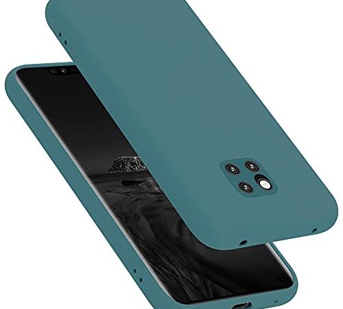 Cadorabo Funda para Huawei Mate 20 Pro en Liquid Verde - Cubierta Proteccíon de Silicona TPU Delgada e Flexible con Antichoque - Gel Case Cover Carcasa Ligera