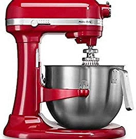 KitchenAid 5KSM7591XEER, 500 W, Acero Inoxidable, 10 Velocidades, Rojo