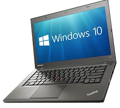 Lenovo ThinkPad T440 Business Notebook, Intel i5 2 x 1,9 GHz, 8 GB de memoria, 480 GB SSD, pantalla de 14 pulgadas, HD, 1600 x 900, cámara, Windows 10 Pro, R40T (reacondicionado)