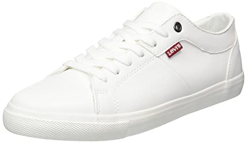 Levi's Woods W, Zapatillas de Deporte Mujer, Blanco White 50, 38 EU