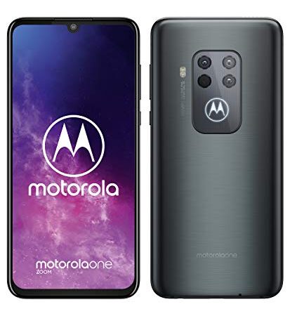 Motorola One Zoom 128GB/4GB, Android 9, Dual Sim, UK Smartphone, Electric Grey