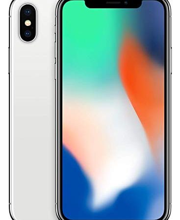 Apple iPhone X - Smartphone con pantalla de 14,7 cm, 64 GB, Plata