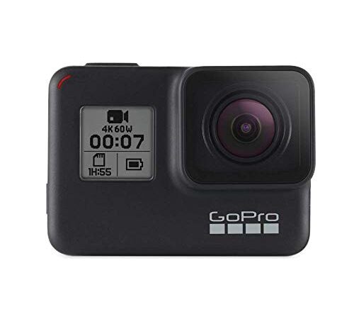 GoPro HERO7 Black — Waterproof Digital Action Camera with Touch Screen 4K HD Video 12MP Photos Live Streaming Stabilisation