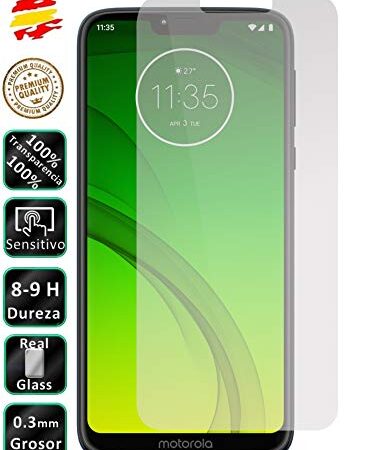 Movilrey Protector para Motorola Moto G7 Play Cristal Templado de Pantalla Vidrio 9H para movil