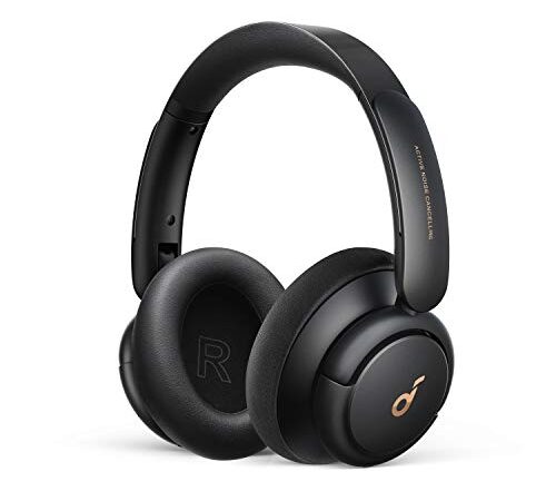 Soundcore de Anker Q30 Auriculares Bluetooth cancelación de Ruido Activa híbrida y Varios Modos, Sonido de Alta resolución, 40 h de reproducción, Llamadas nítidas, Carga rápida, Almohadillas Suaves