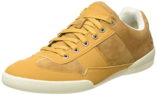 Timberland Split Cupsole Oxford Basic Zapatillas para Hombre, Amarillo (Wheat Nubuck), 43 EU