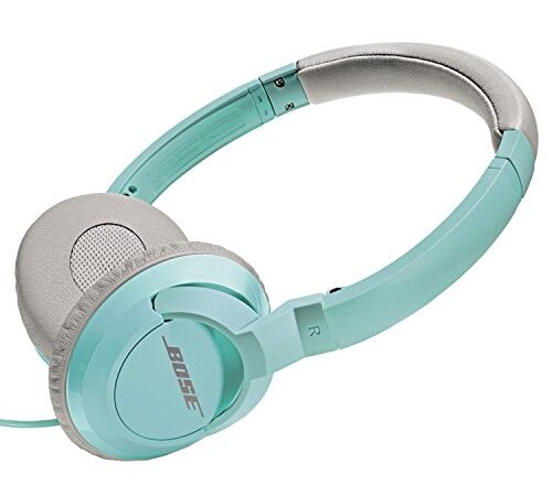 Bose SoundTrue - Auriculares de diadema abiertos (con micrófono, control remoto integrado compatible iPhone/iPod), verde