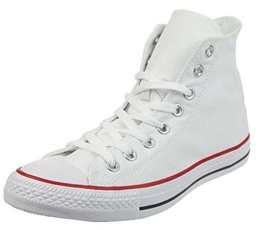 Converse All Star Hi Canvas Zapatillas Blancas Ópticas -UK 6