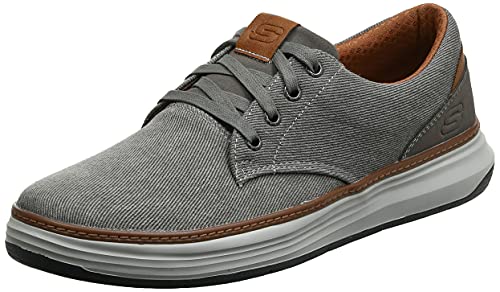 Skechers MORENO EDERSON, Zapatillas para Hombre, Taupe Canvas, 43 EU