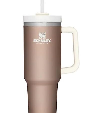 Stanley Vaso de acero inoxidable con aislamiento de 40 oz Adventure Quencher (Rose Glow)