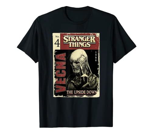 Stranger Things 4 Vecna Comic Book Cover Camiseta